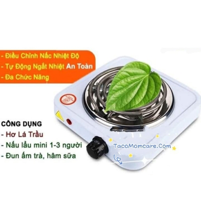 Bếp điện hơ lá trầu và muối