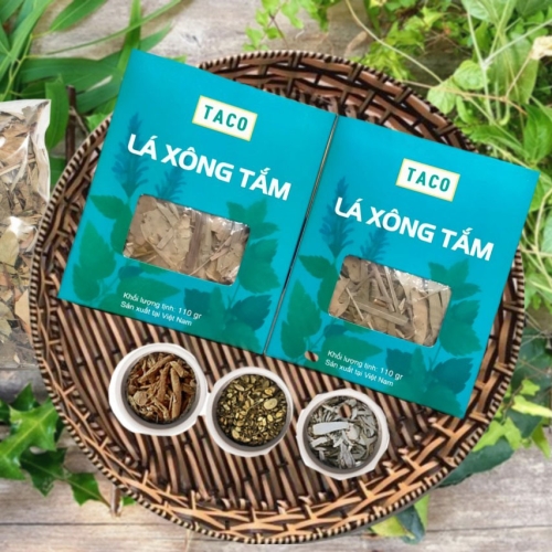 Lá xông tắm sau sinh